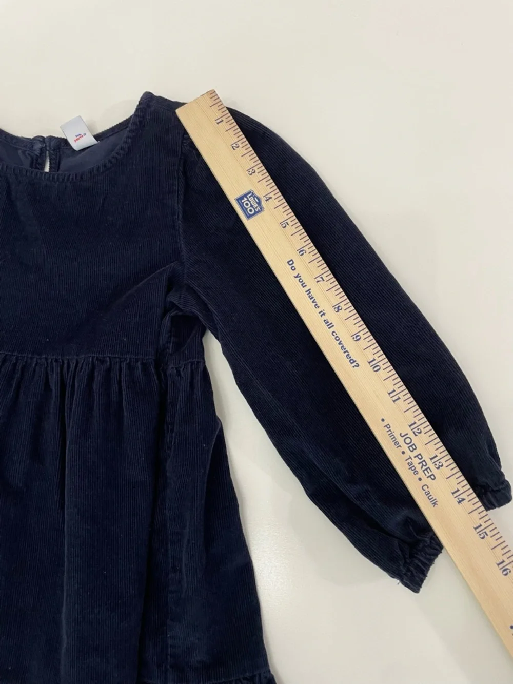 Old Navy Long Sleeve Navy Blue Corduroy Dress Girls M 8 Cottage Farmhouse